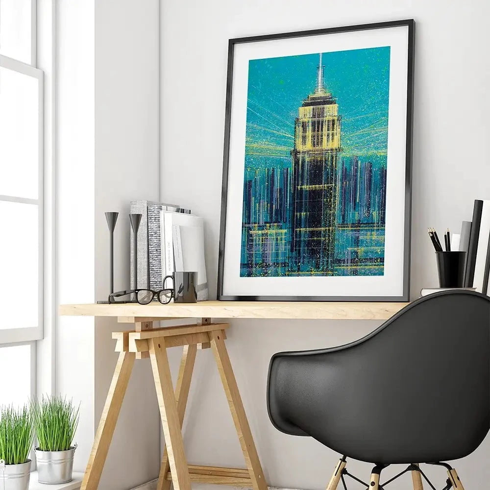 The Empire State Building Framed Art Print The Empire State Building Framed Art Print wall art product Marc Todd - Independent
