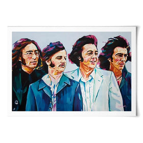 The Fab Four Art Print The Fab Four Art Print wall art product Juliet Stockton