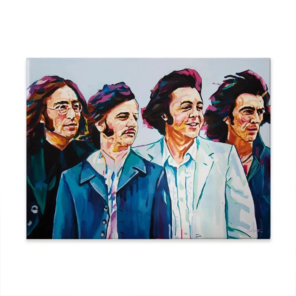 The Fab Four Canvas Print The Fab Four Canvas Print wall art product Juliet Stockton