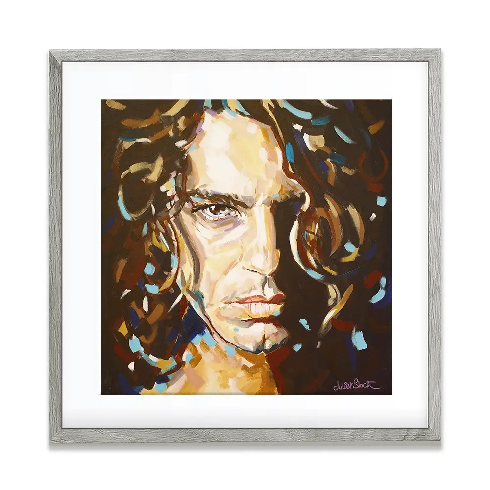 The Face Michael Hutchence Square Framed Art Print The Face Michael Hutchence Square Framed Art Print wall art product Juliet Stockton