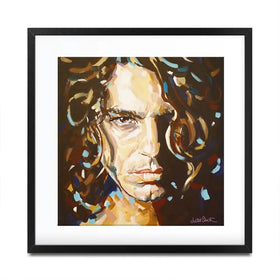 The Face Michael Hutchence Square Framed Art Print The Face Michael Hutchence Square Framed Art Print wall art product Juliet Stockton