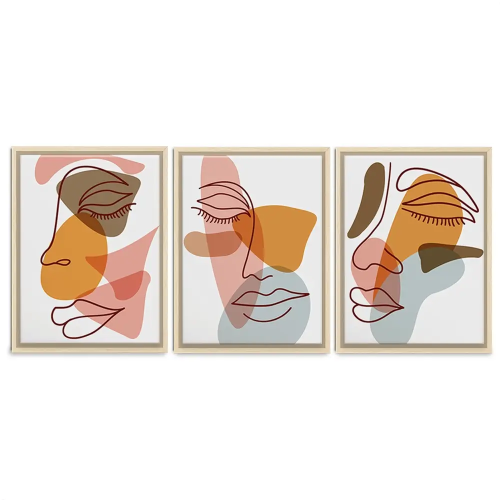 The Faces Trio Canvas Print The Faces Trio Canvas Print wall art product Art Print Shop