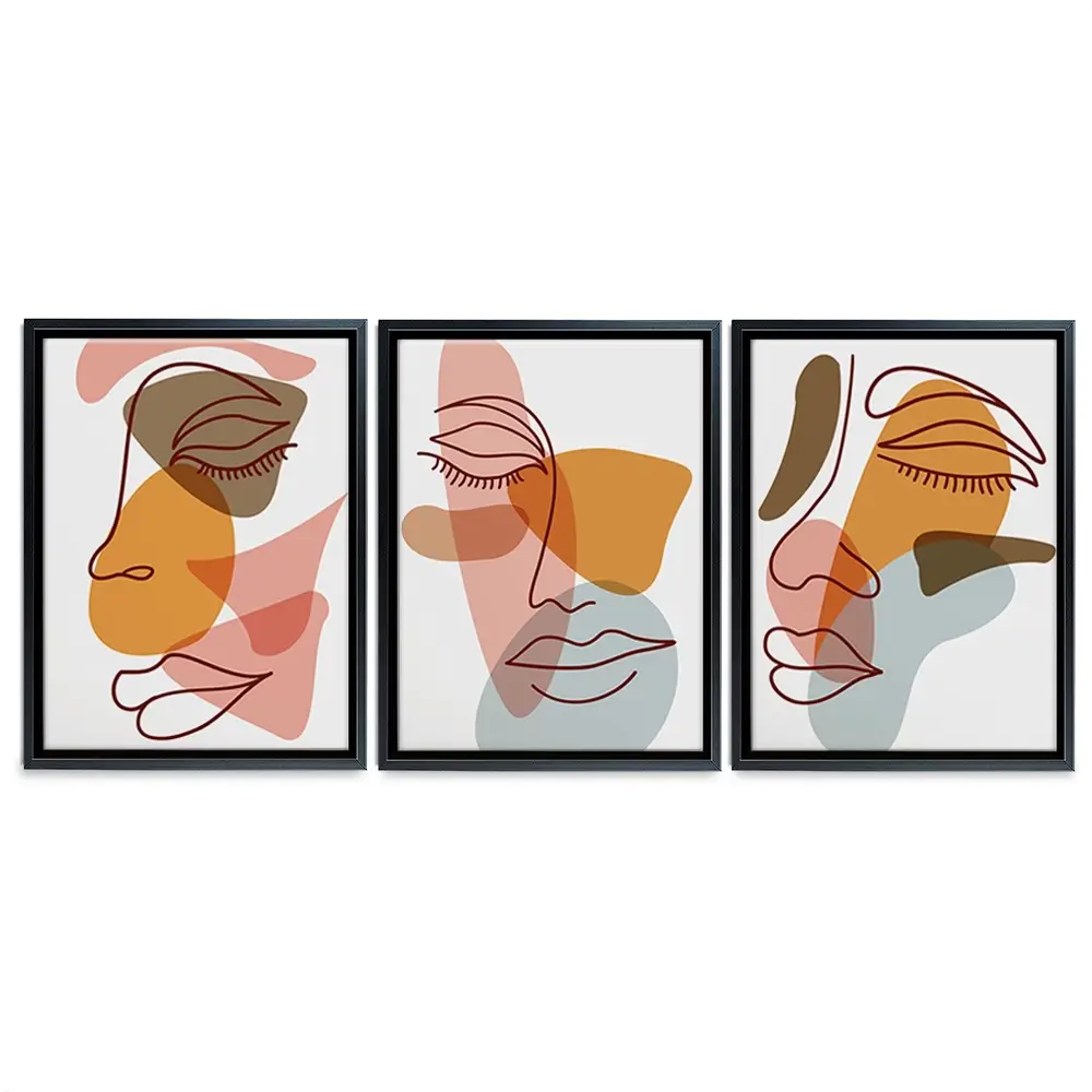 The Faces Trio Canvas Print The Faces Trio Canvas Print wall art product Art Print Shop