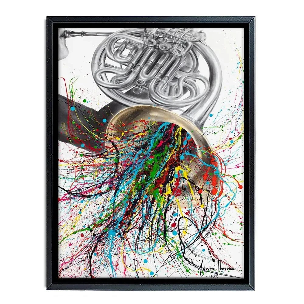 The French Horn Solo Canvas Print The French Horn Solo Canvas Print wall art product Ashvin Harrison