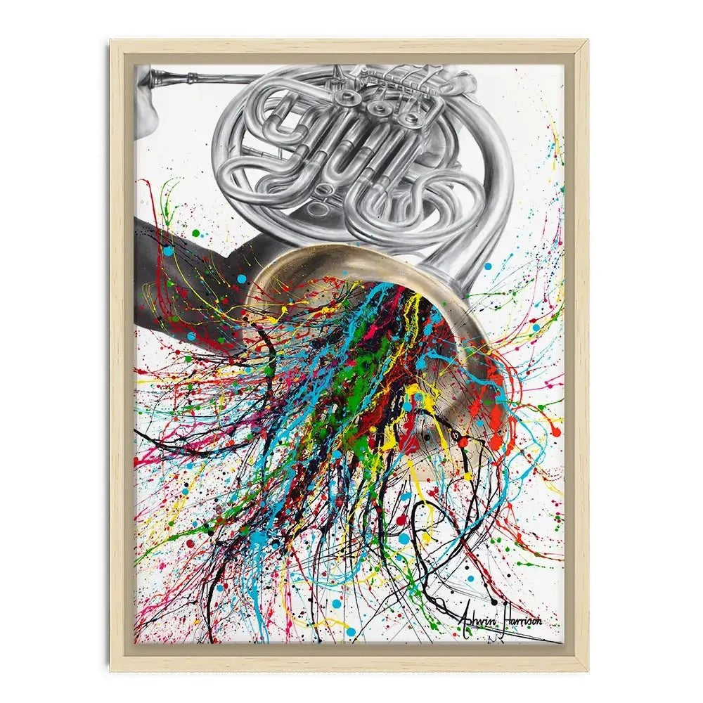 The French Horn Solo Canvas Print The French Horn Solo Canvas Print wall art product Ashvin Harrison