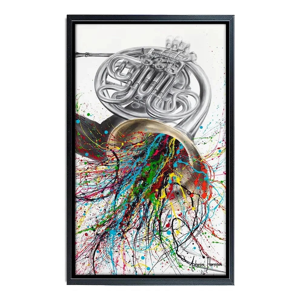 The French Horn Solo Canvas Print The French Horn Solo Canvas Print wall art product Ashvin Harrison