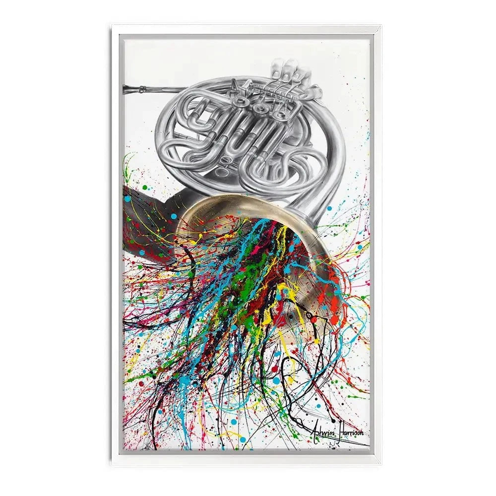 The French Horn Solo Canvas Print The French Horn Solo Canvas Print wall art product Ashvin Harrison