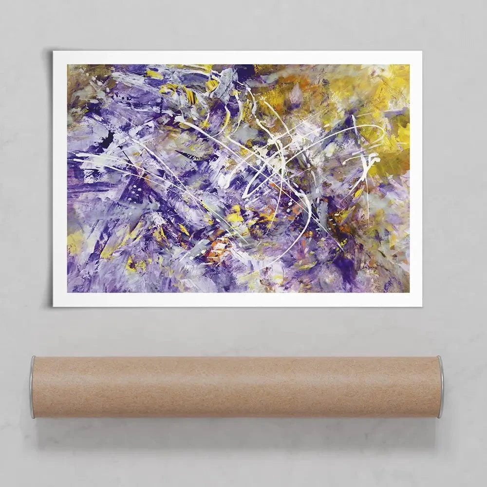The Fury And Grace Of Lavender Art Print The Fury And Grace Of Lavender Art Print wall art product Leon Devenice