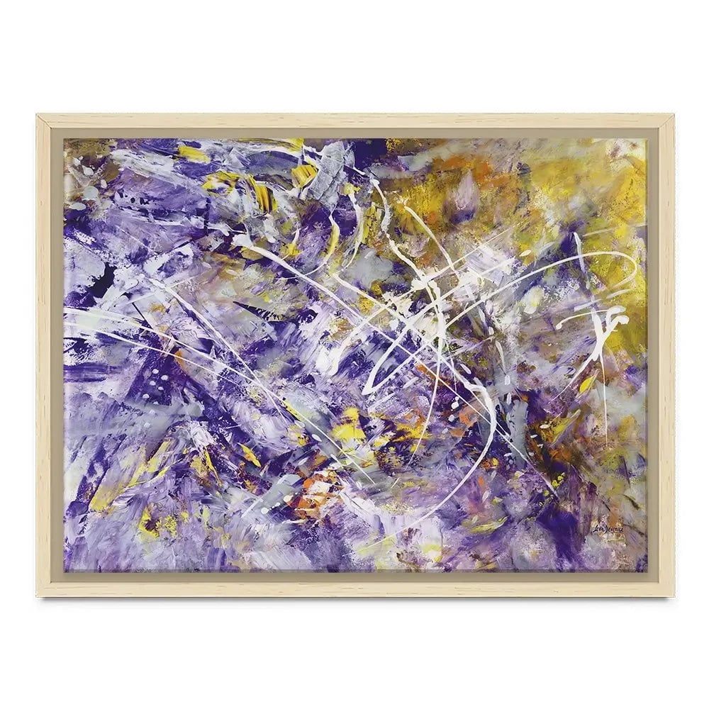 The Fury And Grace Of Lavender Canvas Print The Fury And Grace Of Lavender Canvas Print wall art product Leon Devenice