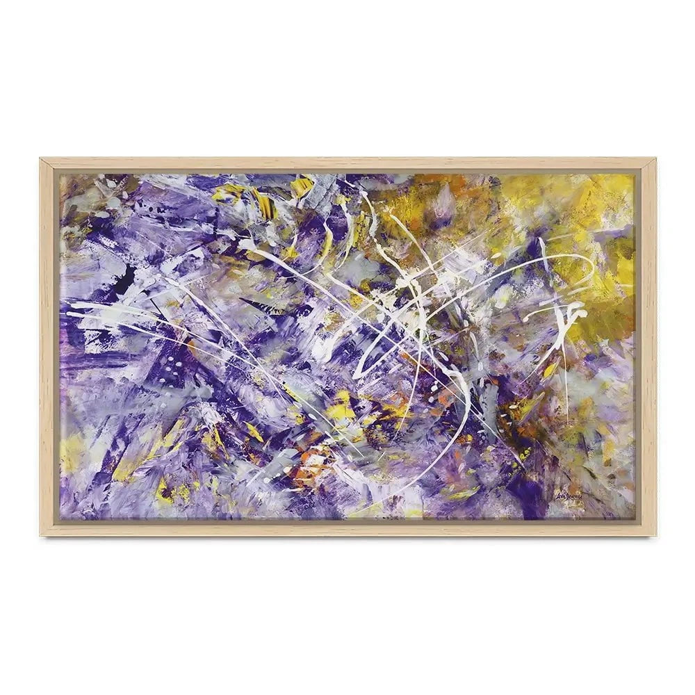 The Fury And Grace Of Lavender Canvas Print The Fury And Grace Of Lavender Canvas Print wall art product Leon Devenice
