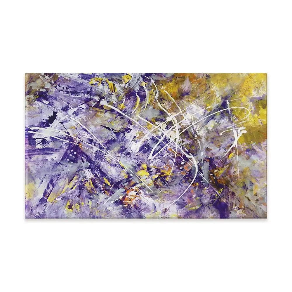 The Fury And Grace Of Lavender Canvas Print The Fury And Grace Of Lavender Canvas Print wall art product Leon Devenice
