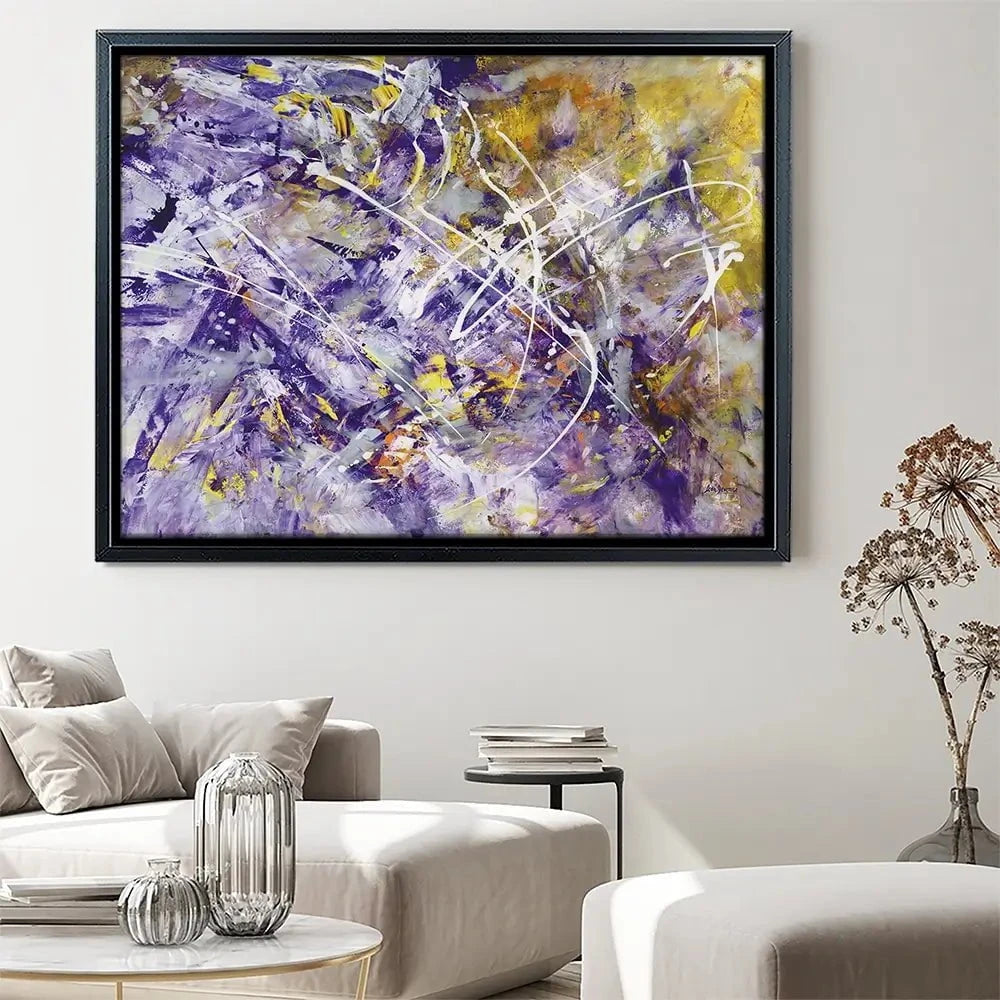 The Fury And Grace Of Lavender Canvas Print The Fury And Grace Of Lavender Canvas Print wall art product Leon Devenice