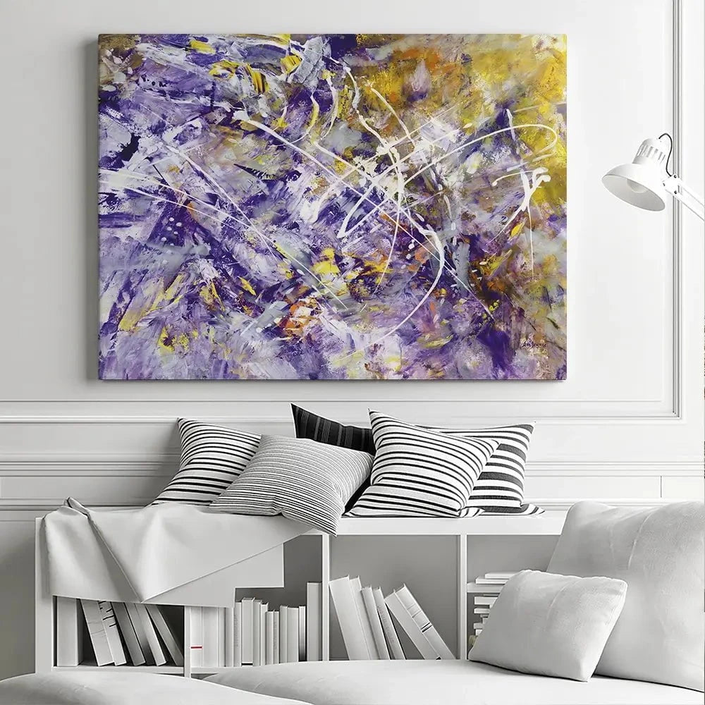 The Fury And Grace Of Lavender Canvas Print The Fury And Grace Of Lavender Canvas Print wall art product Leon Devenice