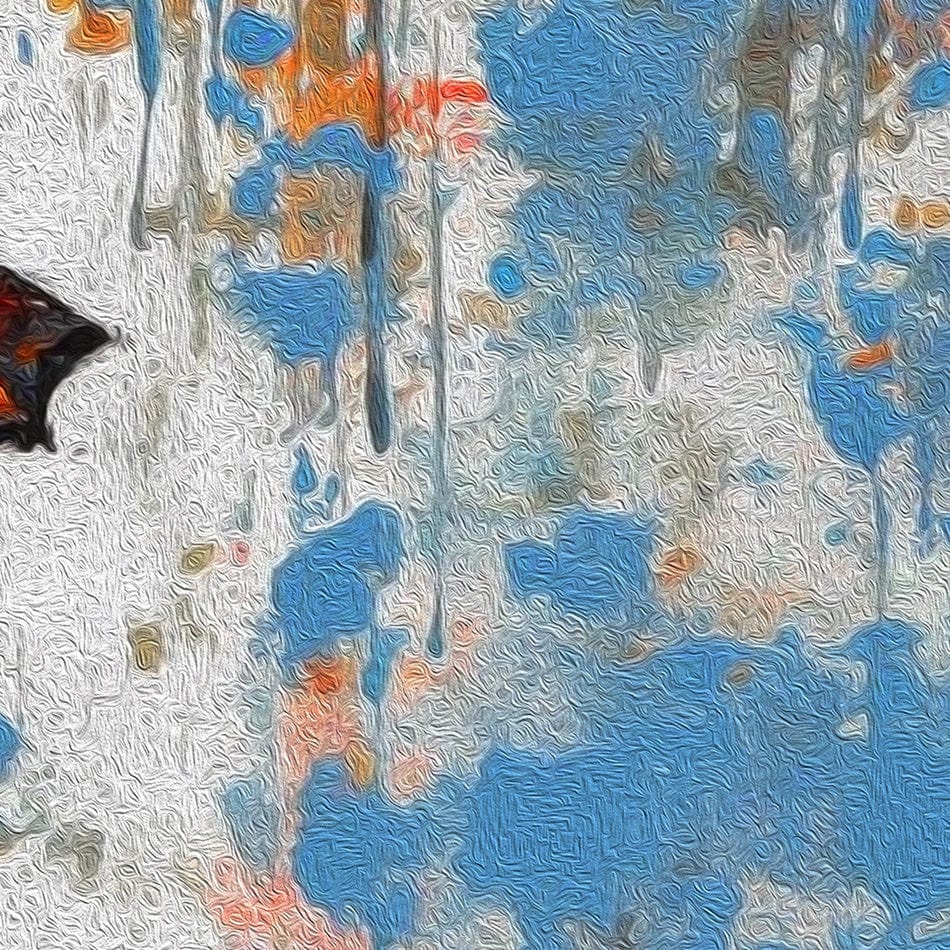 The Girl And Umbrella Art Print wall art product / Shutterstock