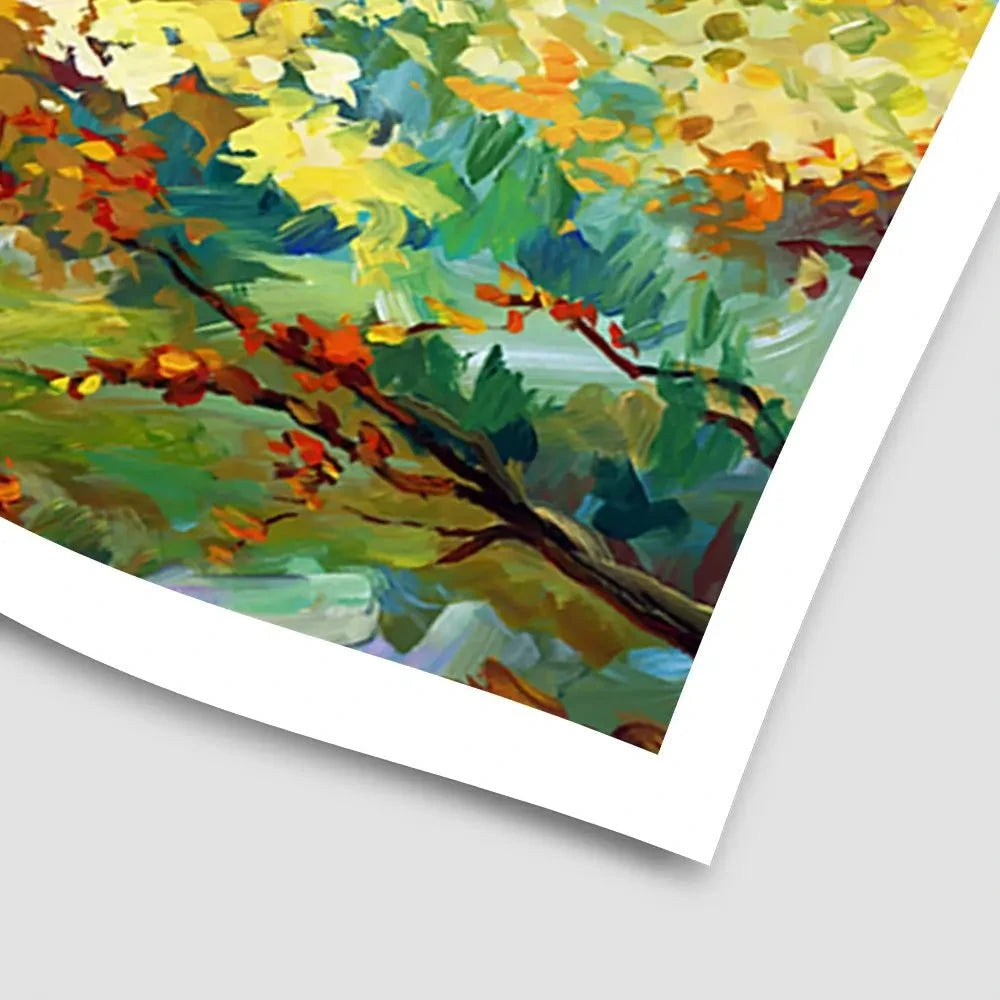 The Golden Leaves Art Print The Golden Leaves Art Print wall art product Leon Devenice