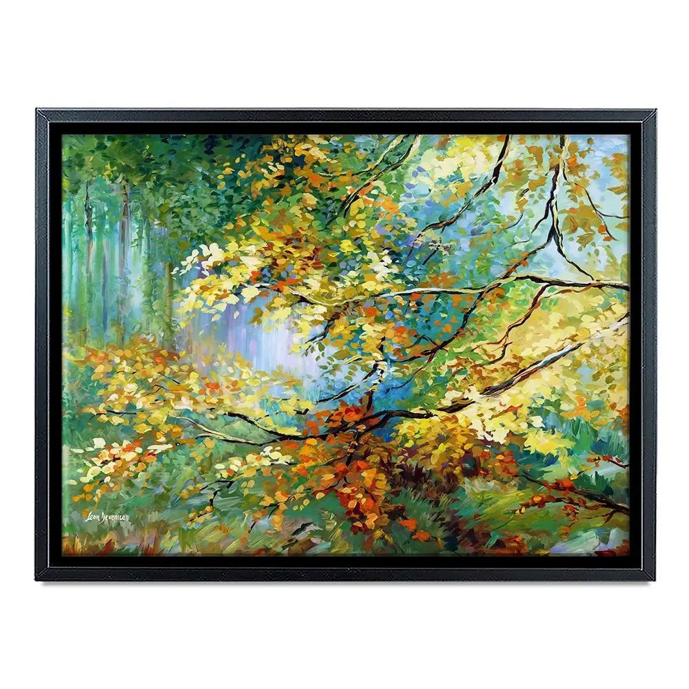 The Golden Leaves Canvas Print The Golden Leaves Canvas Print wall art product Leon Devenice