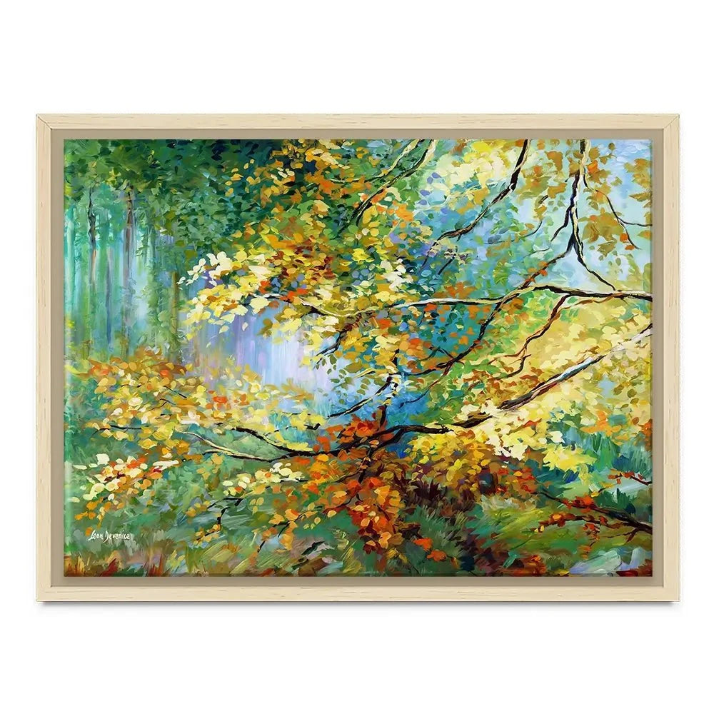 The Golden Leaves Canvas Print The Golden Leaves Canvas Print wall art product Leon Devenice