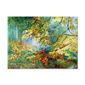 The Golden Leaves Canvas Print The Golden Leaves Canvas Print wall art product Leon Devenice