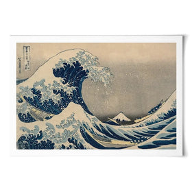 The Great Wave Off Kanagawa Art Print The Great Wave Off Kanagawa Art Print | The Great Wave artwork wall art product Katsushika Hokusai