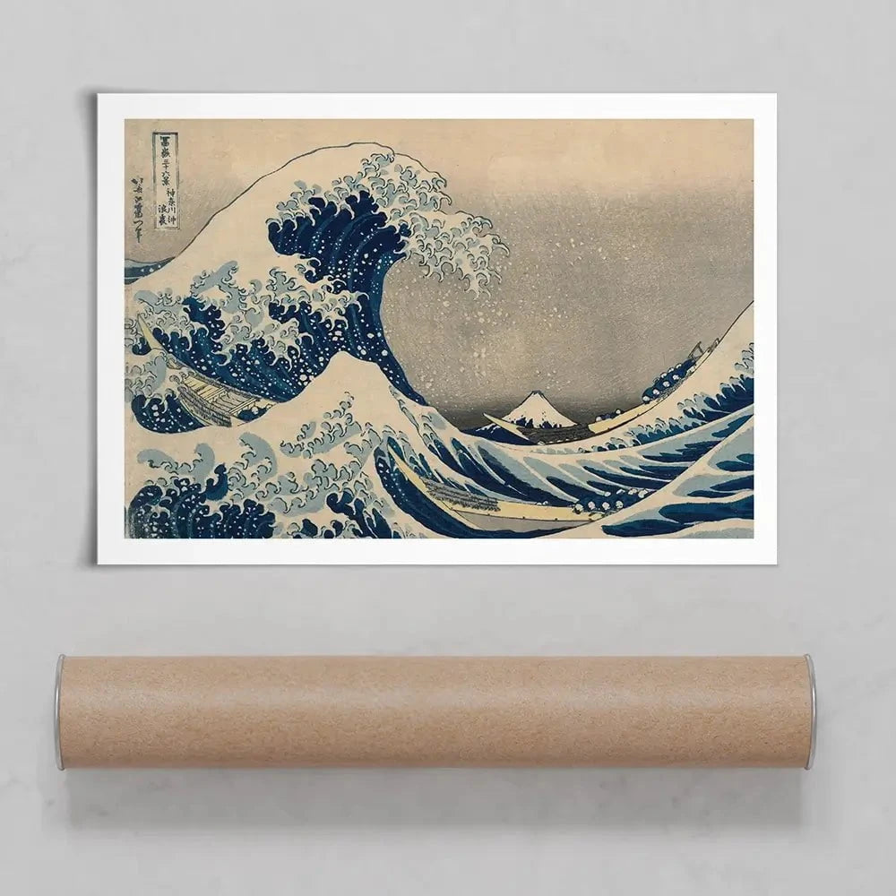 The Great Wave Off Kanagawa Art Print The Great Wave Off Kanagawa Art Print | The Great Wave artwork wall art product Katsushika Hokusai