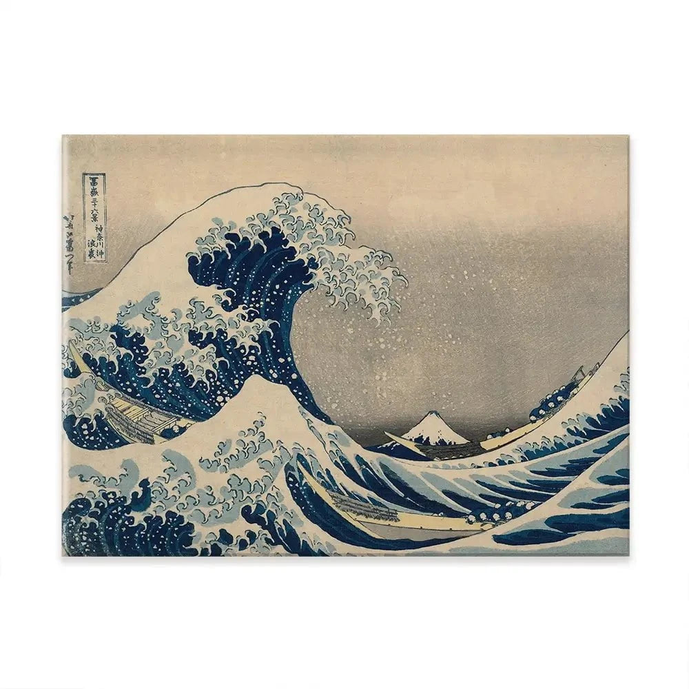 The Great Wave off Kanagawa Canvas Print The Great Wave off Kanagawa Canvas Print | The Great Wave Kanagawa Art wall art product Katsushika Hokusai