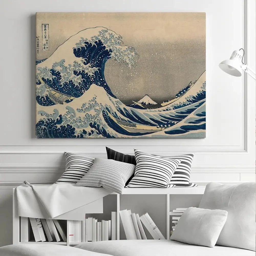 The Great Wave off Kanagawa Canvas Print The Great Wave off Kanagawa Canvas Print | The Great Wave Kanagawa Art wall art product Katsushika Hokusai
