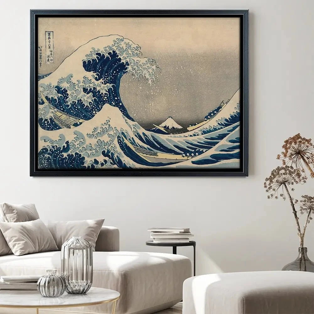 The Great Wave off Kanagawa Canvas Print The Great Wave off Kanagawa Canvas Print | The Great Wave Kanagawa Art wall art product Katsushika Hokusai