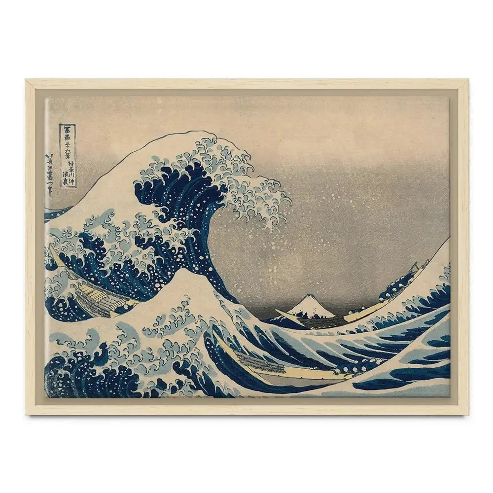 The Great Wave off Kanagawa Canvas Print The Great Wave off Kanagawa Canvas Print | The Great Wave Kanagawa Art wall art product Katsushika Hokusai