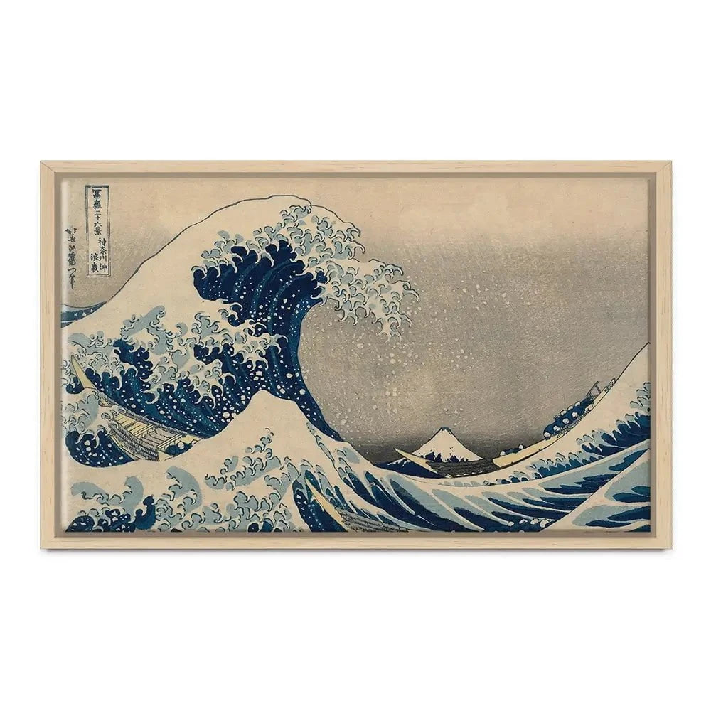The Great Wave off Kanagawa Canvas Print The Great Wave off Kanagawa Canvas Print | The Great Wave Kanagawa Art wall art product Katsushika Hokusai