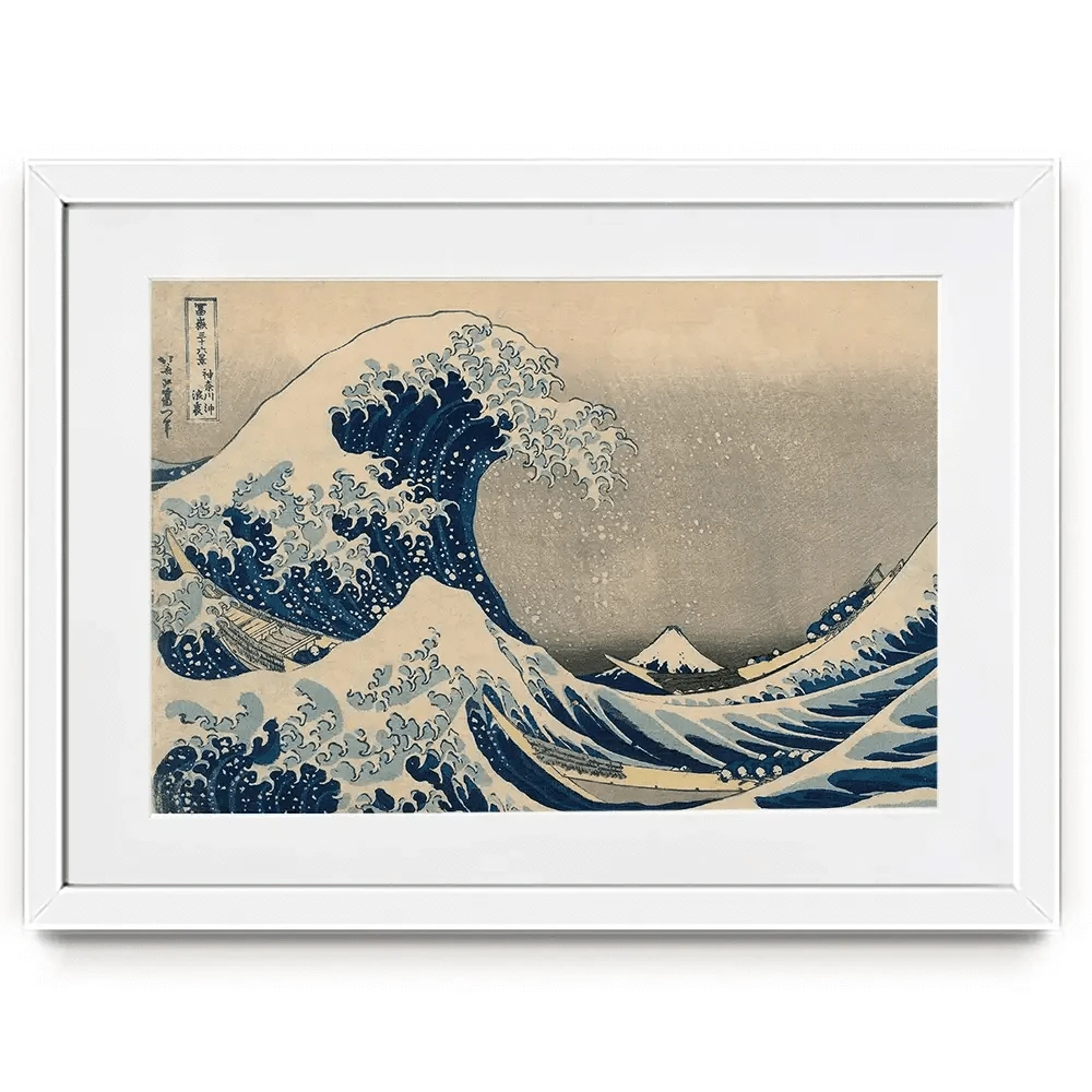 The Great Wave Off Kanagawa Framed Art Print The Great Wave Off Kanagawa Framed Art Print | The Great Wave Artwork wall art product Katsushika Hokusai