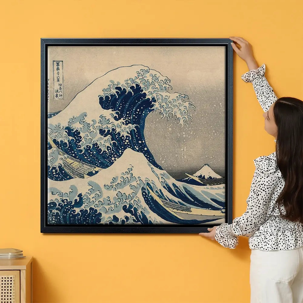 The Great Wave off Kanagawa Oversized Canvas Print The Great Wave off Kanagawa Oversized Canvas Print wall art product Art Print Shop