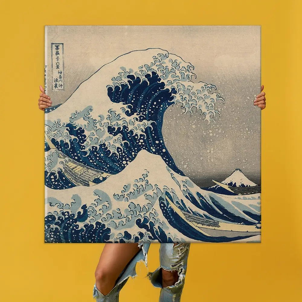 The Great Wave off Kanagawa Oversized Canvas Print The Great Wave off Kanagawa Oversized Canvas Print wall art product Art Print Shop