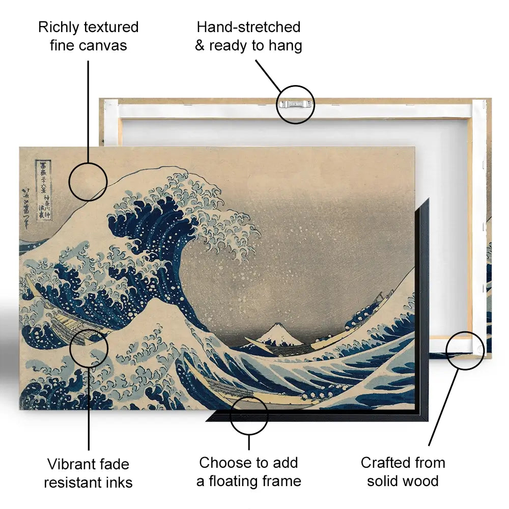 The Great Wave off Kanagawa Oversized Canvas Print The Great Wave off Kanagawa Oversized Canvas Print wall art product Katsushika Hokusai