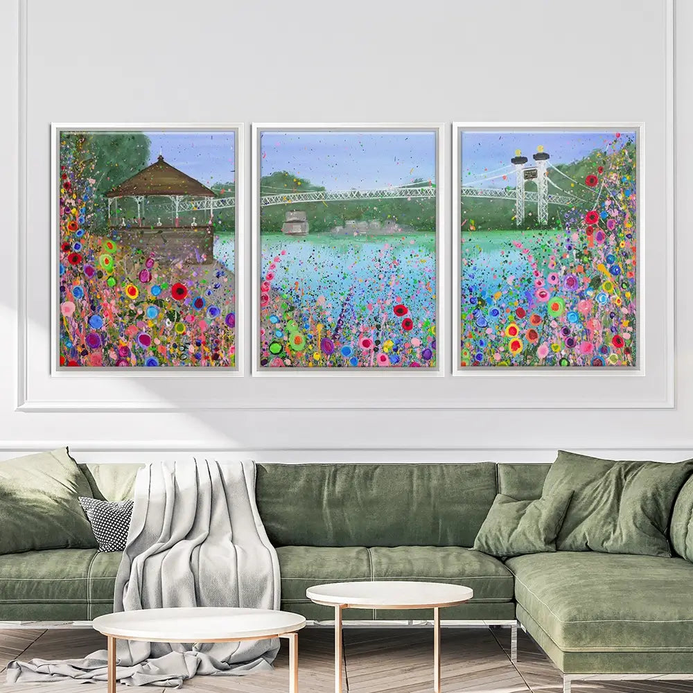 The Groves Trio Canvas Print The Groves Trio Canvas Print wall art product Jo Gough