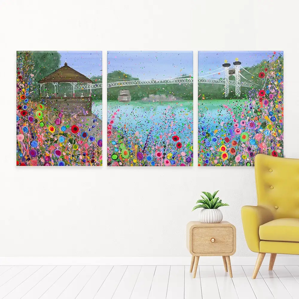 The Groves Trio Canvas Print The Groves Trio Canvas Print wall art product Jo Gough