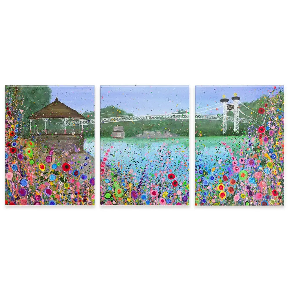 The Groves Trio Canvas Print The Groves Trio Canvas Print wall art product Jo Gough