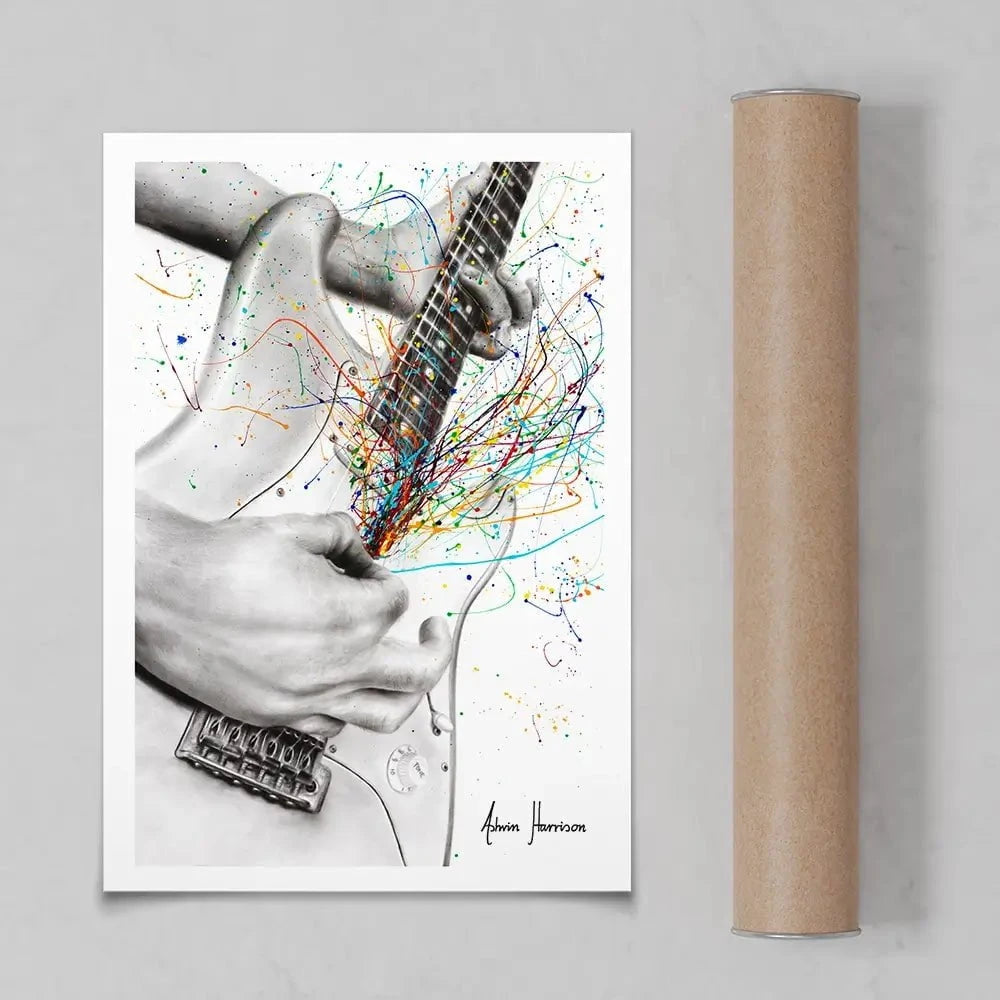 The Guitar Solo Art Print The Guitar Solo Art Print wall art product Ashvin Harrison