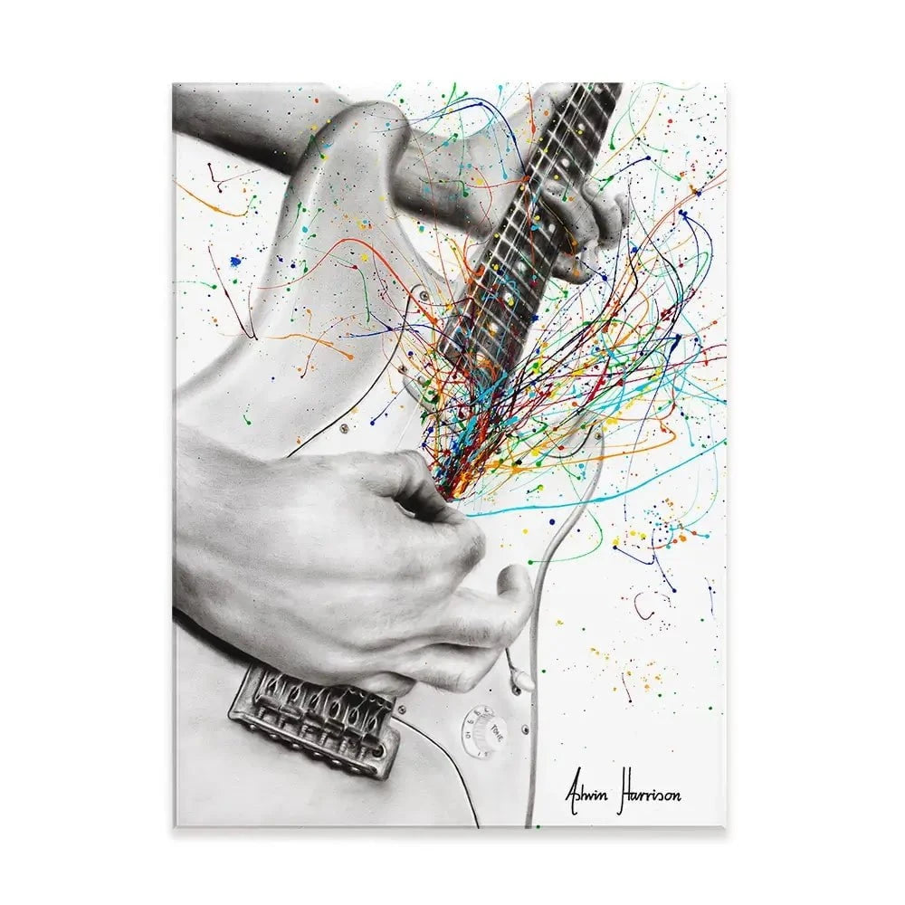 The Guitar Solo Canvas Print The Guitar Solo Canvas Print wall art product Ashvin Harrison