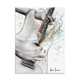 The Guitar Solo Canvas Print The Guitar Solo Canvas Print wall art product Ashvin Harrison