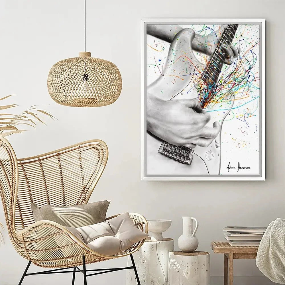 The Guitar Solo Canvas Print The Guitar Solo Canvas Print wall art product Ashvin Harrison