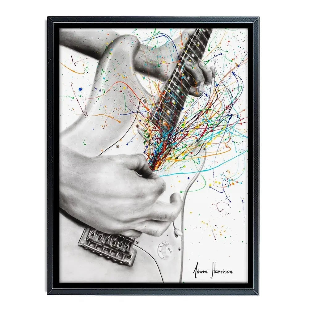 The Guitar Solo Canvas Print The Guitar Solo Canvas Print wall art product Ashvin Harrison