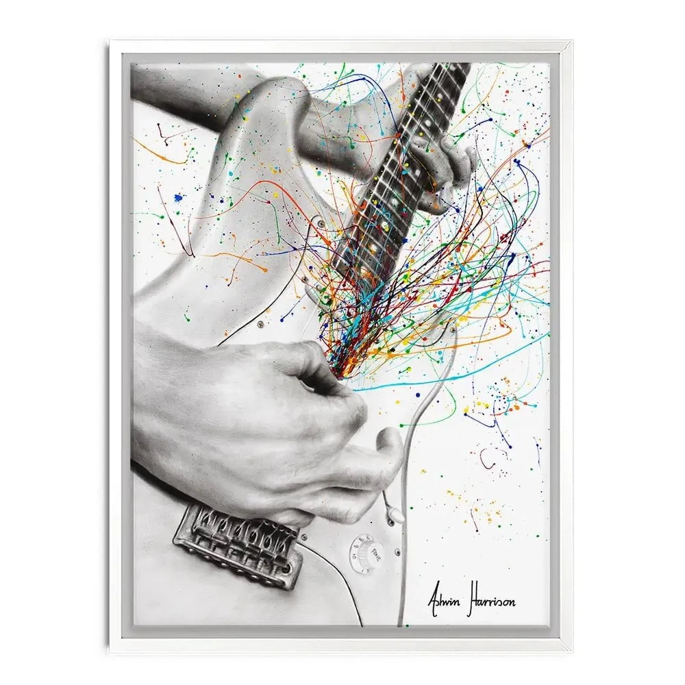 The Guitar Solo Canvas Print The Guitar Solo Canvas Print wall art product Ashvin Harrison