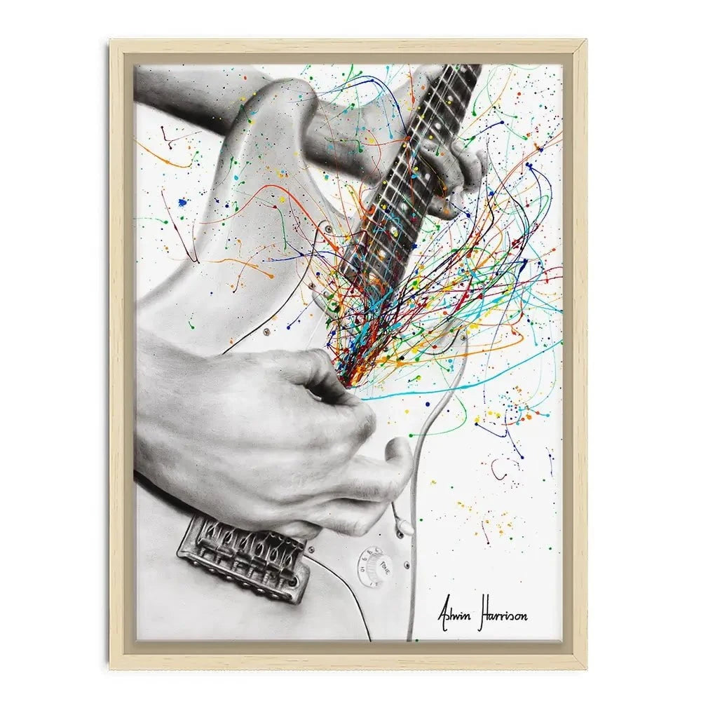 The Guitar Solo Canvas Print The Guitar Solo Canvas Print wall art product Ashvin Harrison