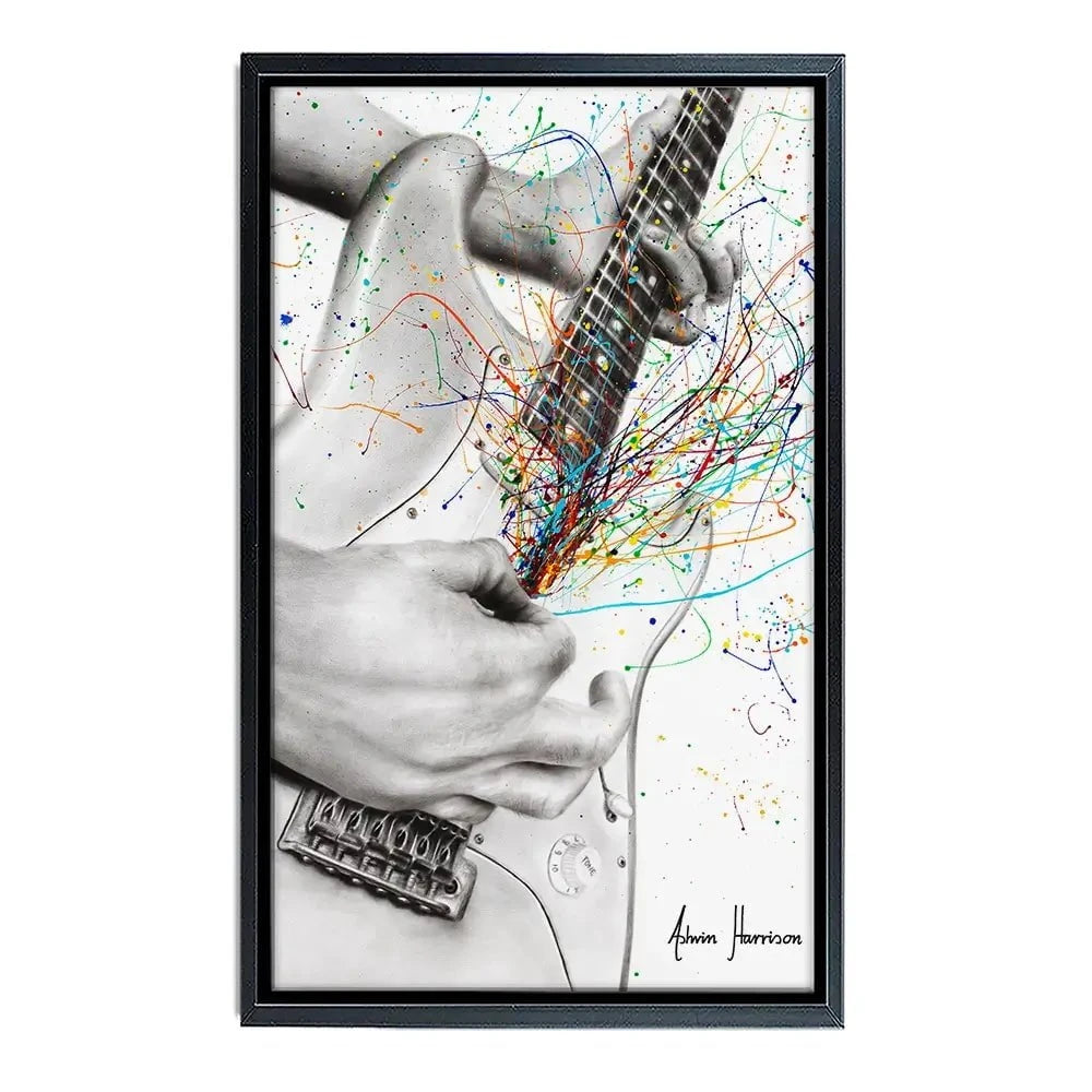 The Guitar Solo Canvas Print The Guitar Solo Canvas Print wall art product Ashvin Harrison