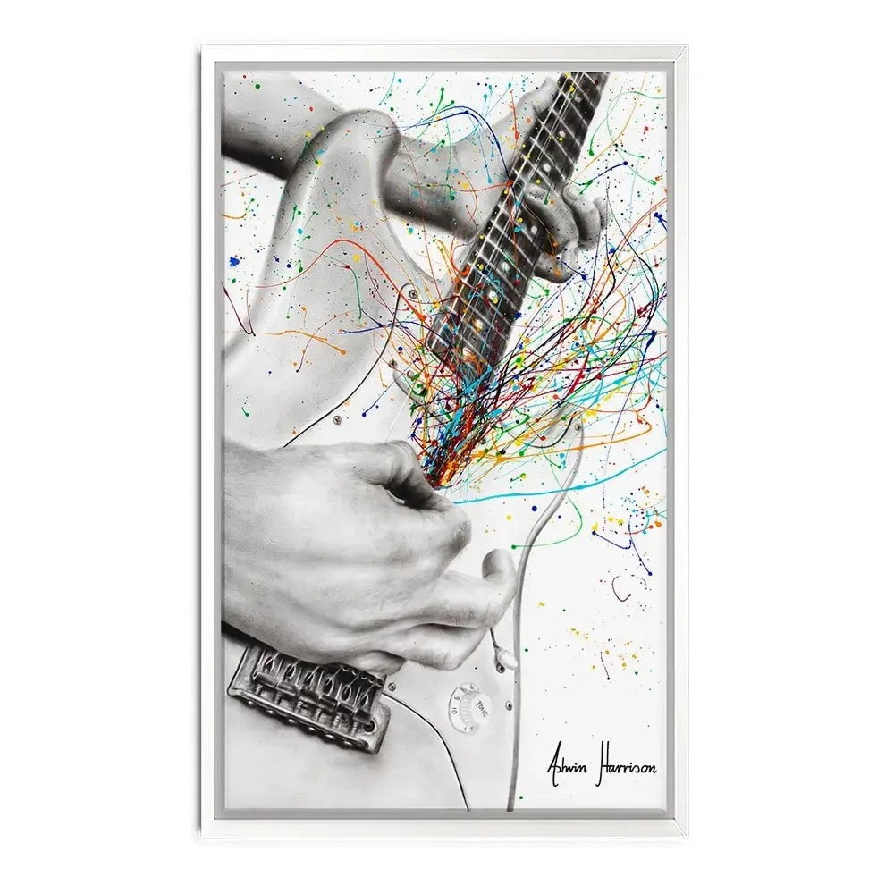 The Guitar Solo Canvas Print The Guitar Solo Canvas Print wall art product Ashvin Harrison