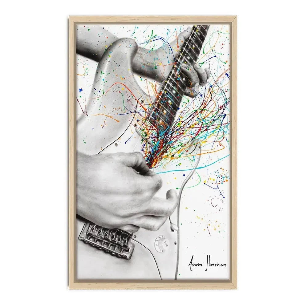The Guitar Solo Canvas Print The Guitar Solo Canvas Print wall art product Ashvin Harrison