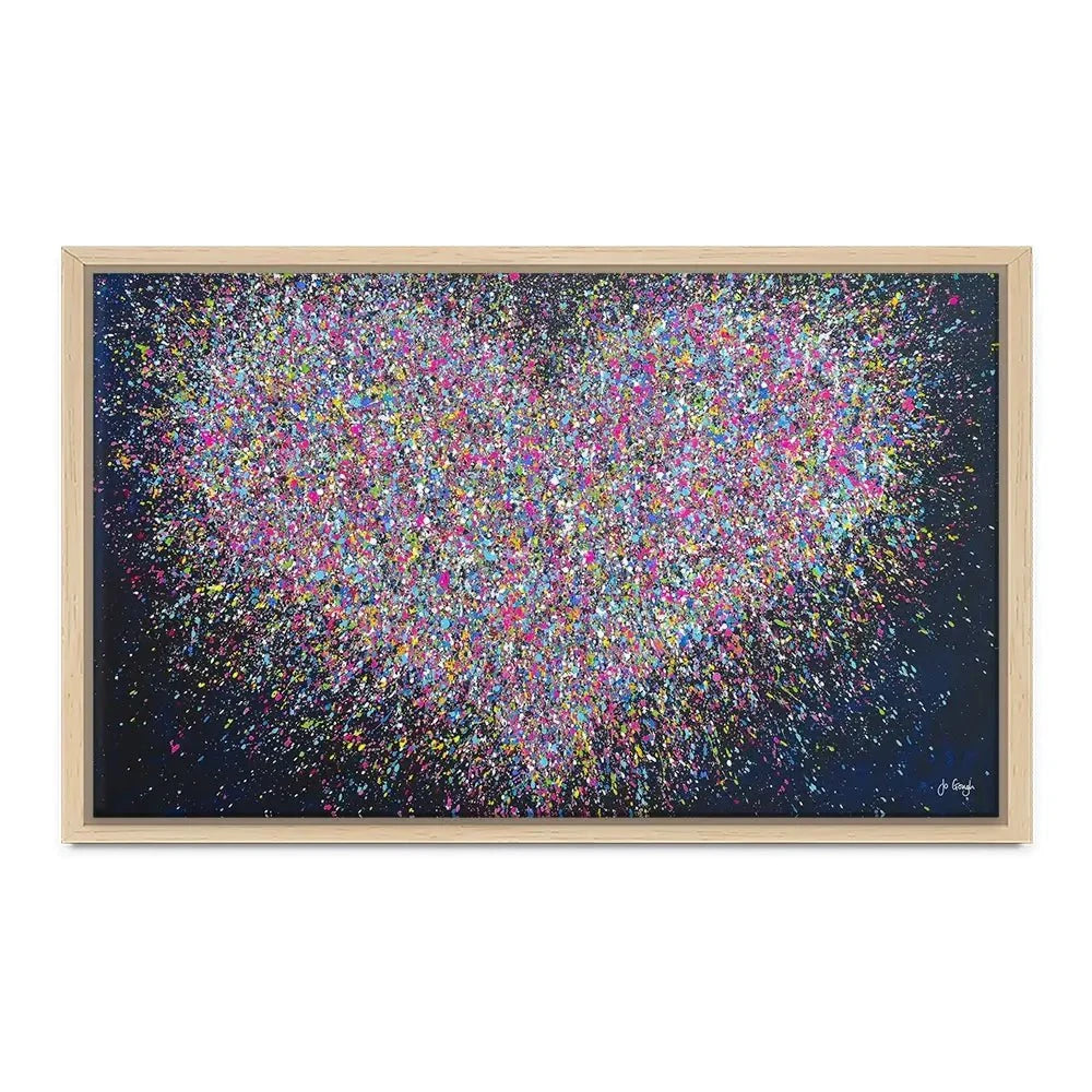 The Happiest Heart Canvas Print The Happiest Heart Canvas Print wall art product Jo Gough