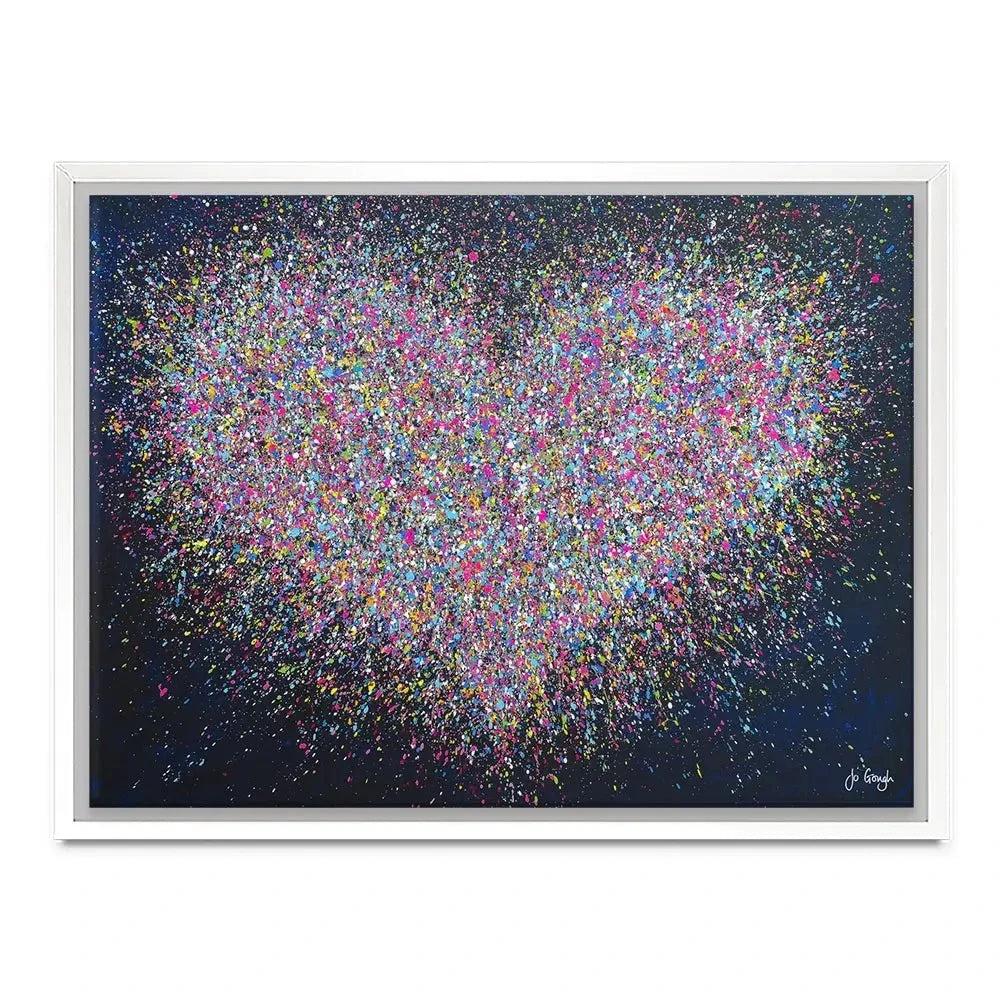 The Happiest Heart Canvas Print The Happiest Heart Canvas Print wall art product Jo Gough