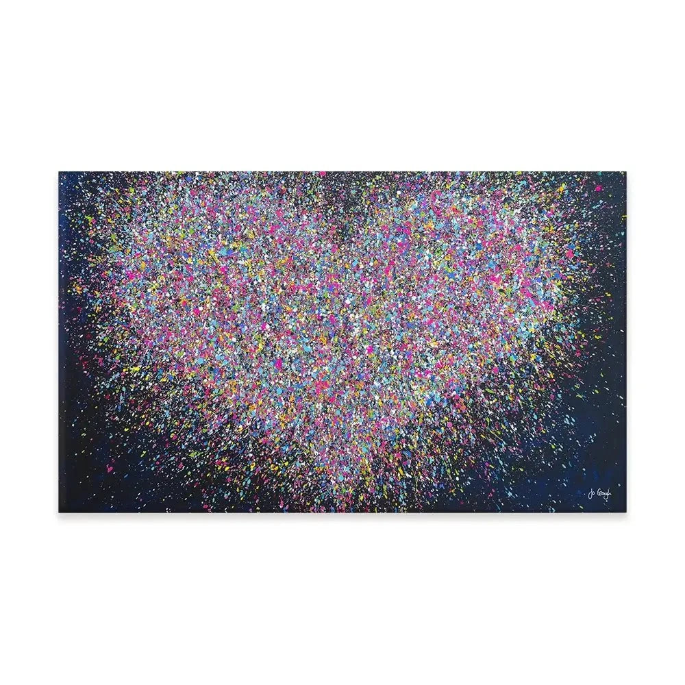 The Happiest Heart Canvas Print The Happiest Heart Canvas Print wall art product Jo Gough