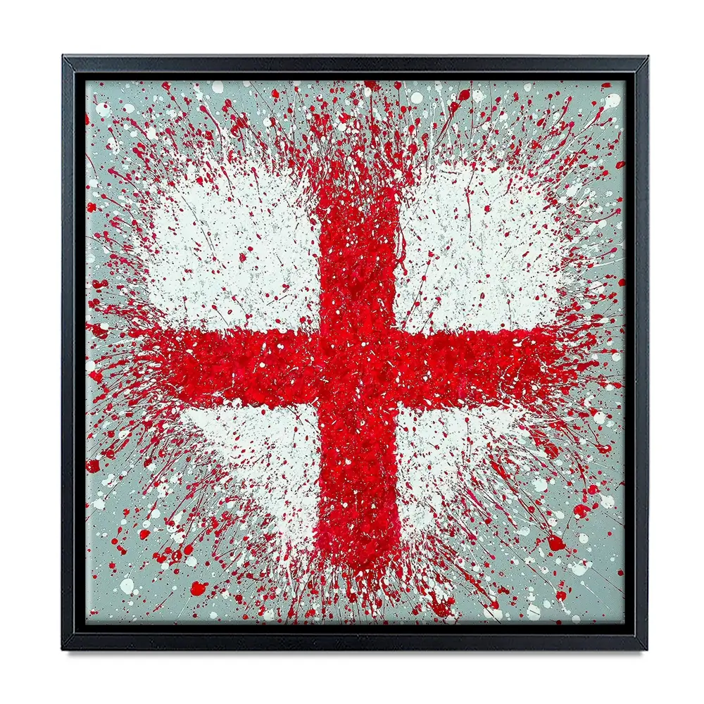 The Heart Of England Square Canvas Print The Heart Of England Square Canvas Print wall art product Jo Gough